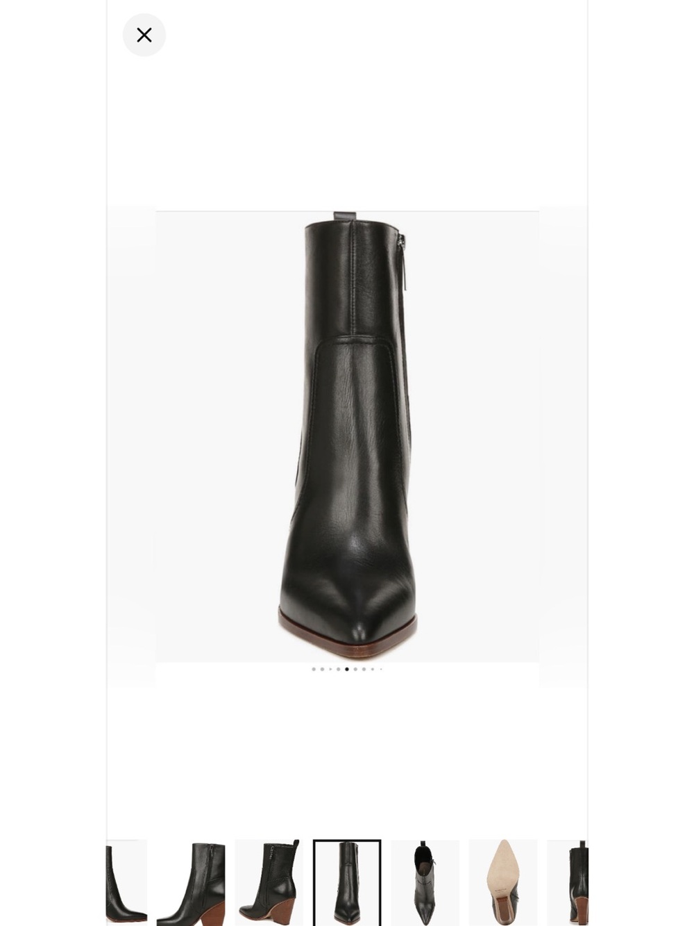 Veronica Beard Leather Ankle Boots